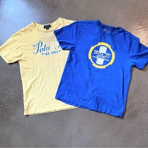 Polo Graphic Tees. Boys Large 14/16.